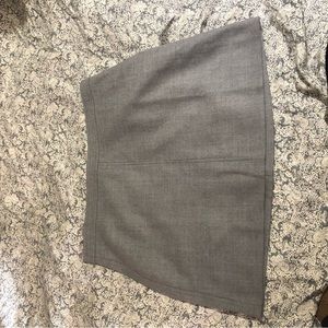 J. Crew grey wool mini skirt 14